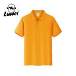 Business Casual Short Sleeve Polo Shirts Embroidered Anti Wrinkle