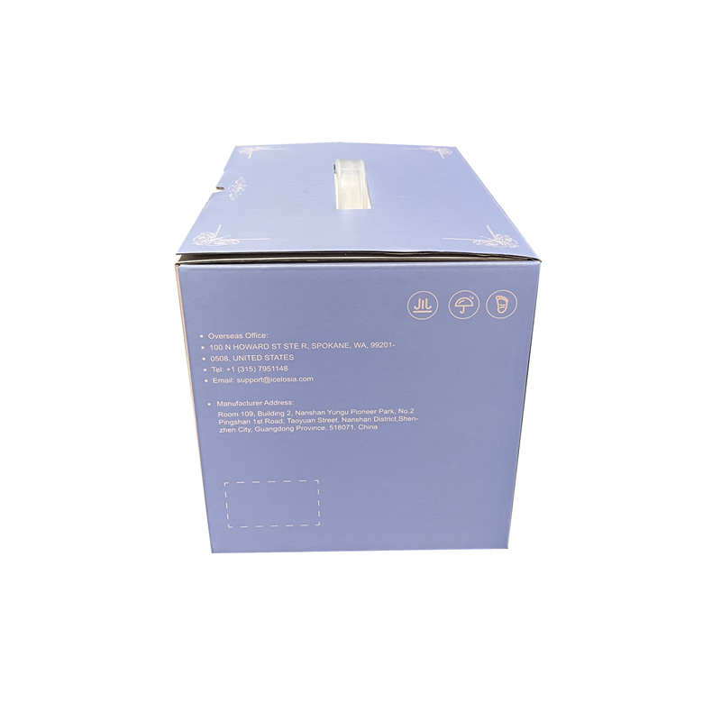 Custom Cardboard Packaging Clothing Corrugated Box With Plastic Handle Multi-Functional for Candle