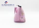 Premium PU Leather Makeup Bag Leather Cosmetic Bag Wide Top And Narrow Bottom