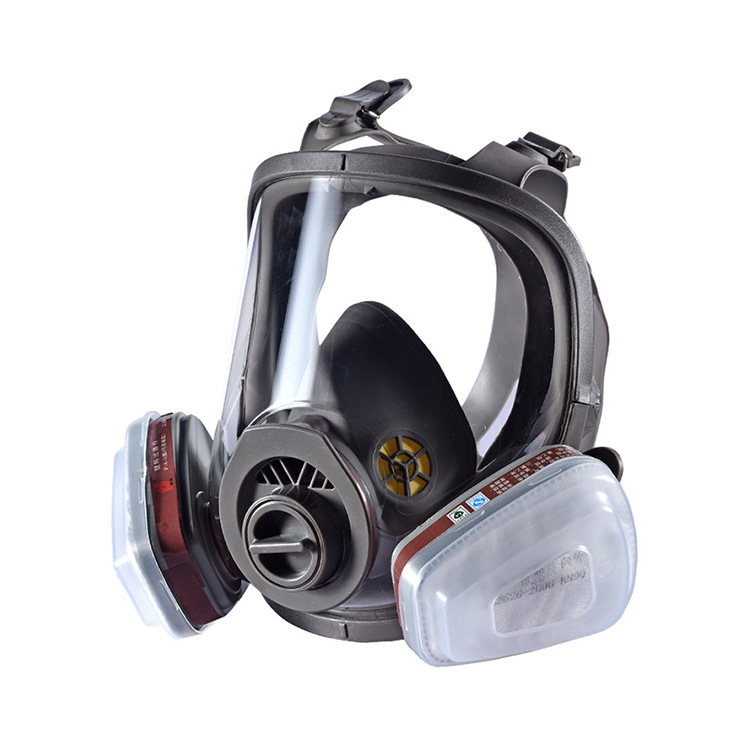 Puda gas mask Gas mask, with double filter box model 410