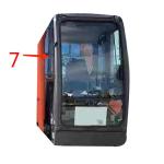 HITACHI Tempered Cab Glass For Diggers Right Side Excavator Glass Replacement