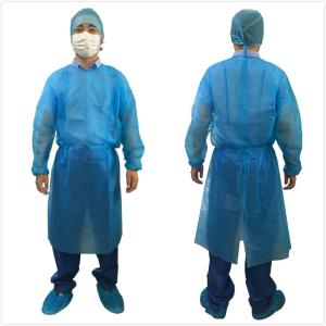 Wholesale Breathable Disposable Scrub Suits / Blue Scrub Suit Fluid Resistant from china suppliers