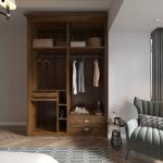 Markettwo Swing Door Wardrobe Closet for Bedroom E0 Standard