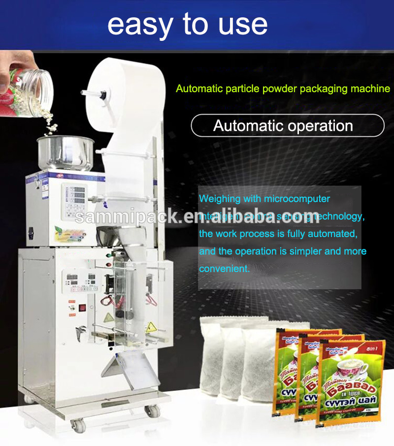 8cm Coil Automatic Tea Bag Packing Machine With 16cm Bag Making Function