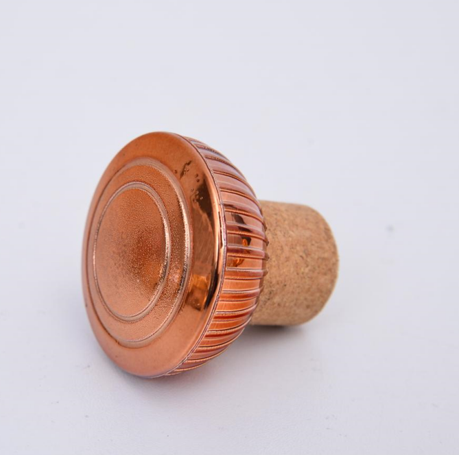Clear Wine Bottles Stopper 750ml With T Shape Wooden Cap Customized Color Bottle Cap