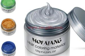 Wholesale Hair Pomades Fashion Hair Coloring Strong Styling Hair Wax Disposable Hair Dye Mud Easy To Wash Plants Component from china suppliers