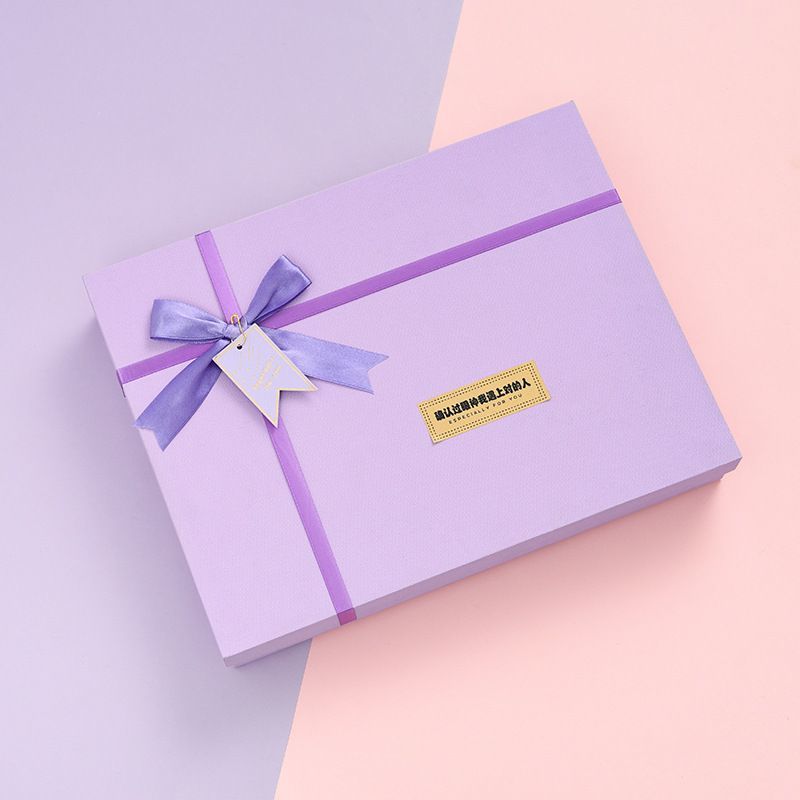 Rigid Lid and Base Gift Box Custom Logo Printed Paper Packaging Jewelry Jewellery Square Ring Necklace Gift Box with Foam Insert