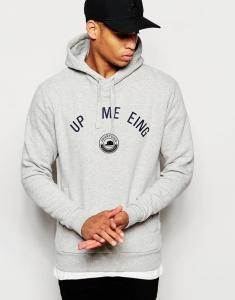 Wholesale Customized 100% Cotton Fleece Hoodies/ Sweatshirts/ Hooded Sweater/ Printed Sweatshirt color grey ,size:S-XXL from china suppliers