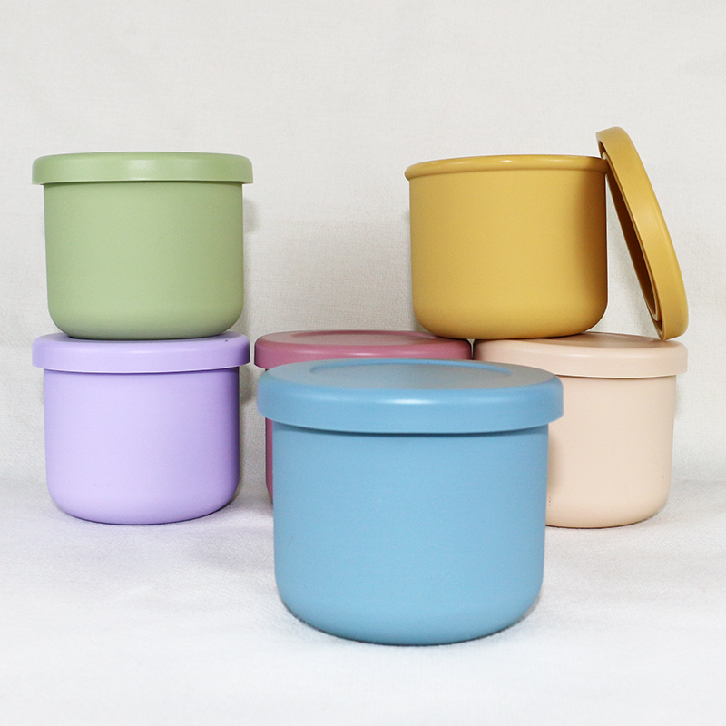 BPA Free Silicone Bowl Set , Silicone Bento Boxes With Customized Logo