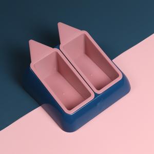 Wholesale Pet Plastic Cat Bowls Multi-Functional Slanted Dog Food Feeder Bowl from china suppliers