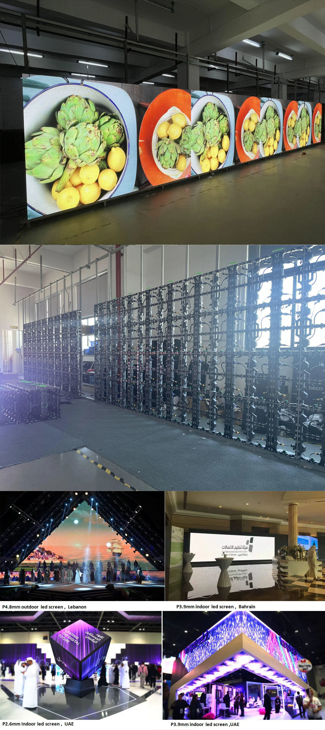 2023 best new 500X1000 500X500 P3.91 Rental Screen Cabinet Led Display Outdoor P4.81
