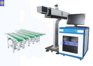 Wholesale 30W RF Metal Tube Flying Laser Marking Machine For Non - Metal Wood Plastic Leather from china suppliers