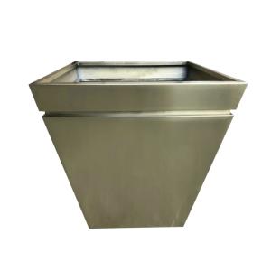 Wholesale Decorative metal square plant box flower pot big large from china suppliers