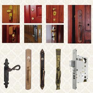 Wholesale handles for steel wood security armored doord from china suppliers