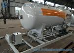 10M3 LPG Skid Filling Station 4.2T Lpg Skid Gas Tanker Double Nozzle Dispenser