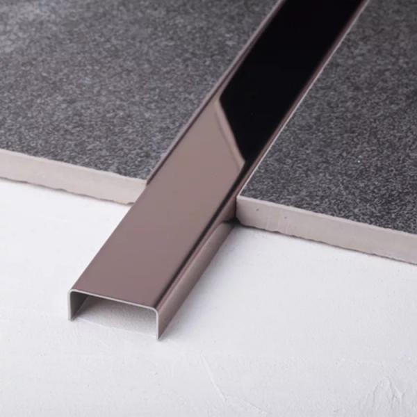304 316 201 Tile Accessories Stainless Steel Tile Trim For Wall Decoration 304