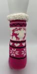 Double Layer Jacquard Soft Cozy Socks Snowflake Ladies Indoor Socks