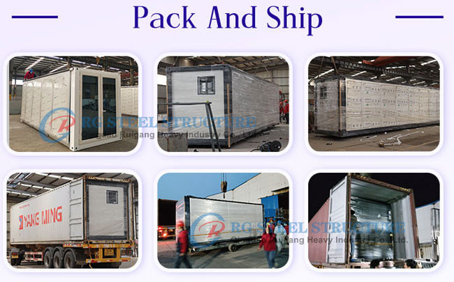 Modern 20ft Expandable Container House Prefabricated Office Container House With 1 Bedroom