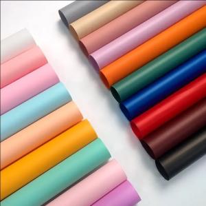 Wholesale Solid Floral Bouquet Wrapping Paper Waterproof Flower Packaging for Florist Supplies from china suppliers