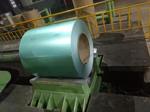 Wholesale Green Galvalume / Galvanized Steel Coil For Stone Coat Metal Roofing Tile from china suppliers