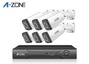 Wholesale CMOS Sensor 6 Camera Cctv System 3 Megapixel Surveillance nvr Kits For Shop from china suppliers