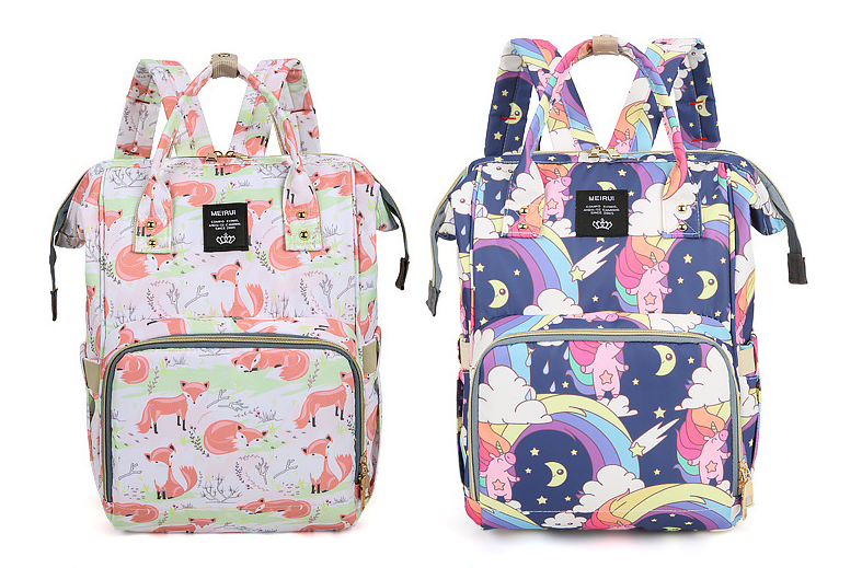 Water Resistant Nylon Mommy Diaper Bag Infant Baby Diaper Bag