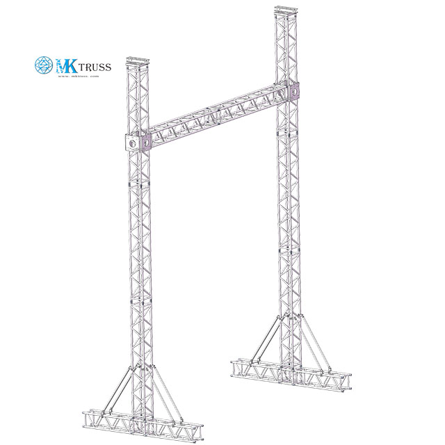 Customized Speaker Truss System with Fashion Style 9M Length and 15-18 Degree Hardness