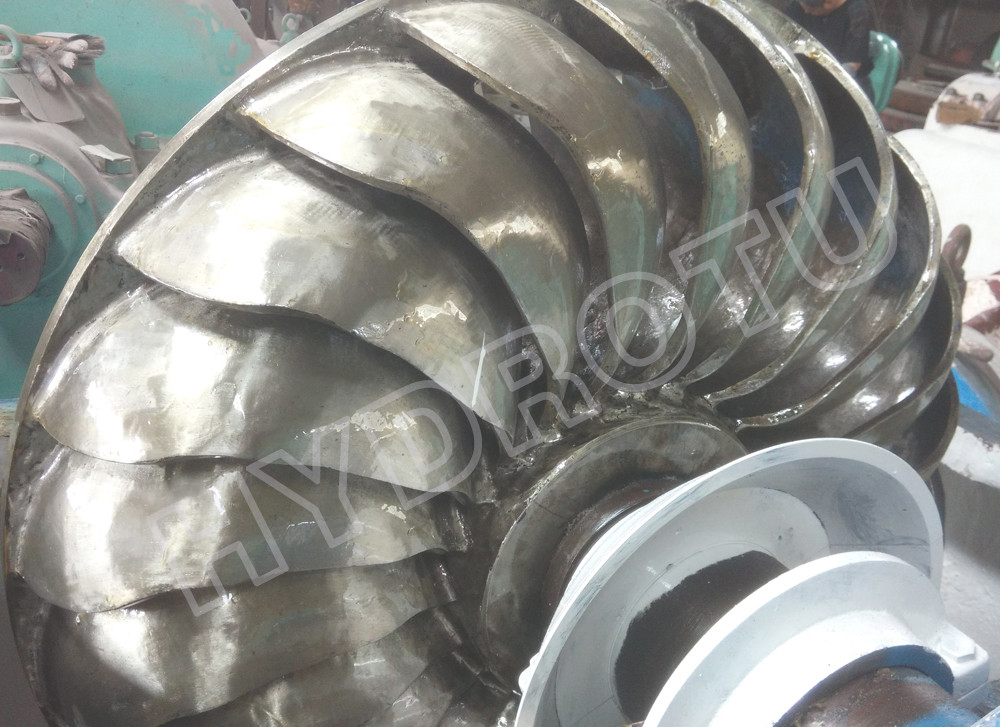 High Specific Speed Turgo Hydro Turbine / Turgo Water Turbine with Stainless steel Runner