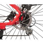 27.5 Inch Electric Road Bike Domanca 2024 Red Electric City Bike with 250w Power