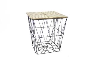 Wholesale 42cm Height 40cm Length Metal Basket Coffee Table from china suppliers