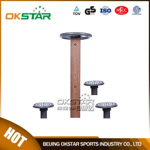 Wholesale outdoor gym equipment WPC materials based waist exercise equipment from china suppliers