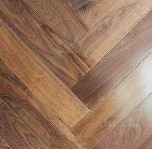 Wholesale American Walnut Fishbone wooden floors, American walnut herringbone flooring from china suppliers