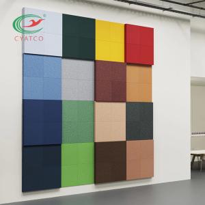 Wholesale ODM Square Fiber Acoustic Sound Tiles Flavorless For Office Wall from china suppliers