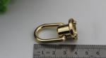 High quality light gold zinc alloy 16 mm metal stud rivet for handbag straps