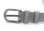Pin Buckle 2.3cm Ladies Soft Faux Leather Belt