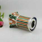 Shinny Gifts Automatic Dispenser Metal Columnar Toothpick Holder