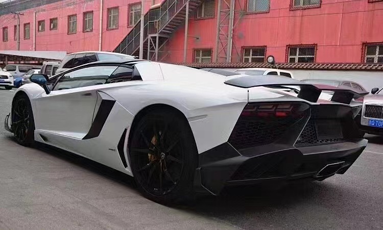 For Lamborghini LP700 Carbon Fiber Body Kit LP700 Upgrades MSY Style Dry Carbon Fiber Front and Rear Bumper Spoilers