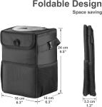 Car Trash Can For Car Cute, Car Trash Bag Bin Hanging Waterproof Automotive Car