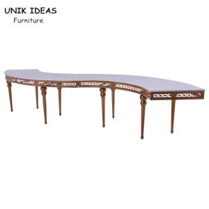 Wholesale Nesting Hall Round Banquet Foldable Table Circular Party Stainless Steel from china suppliers
