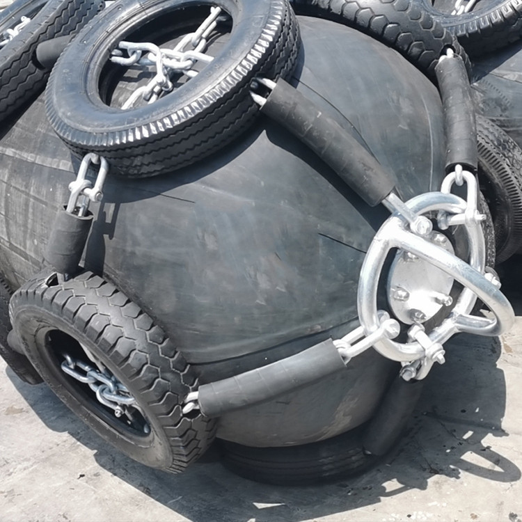 Floating Foam Filled Fender Yokohama Type Rubber Boat Fender D Shaped