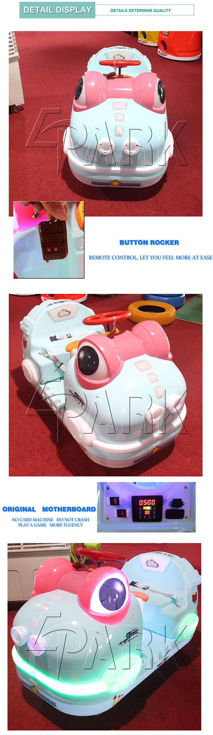 Attractive Kids Bumper Car Carnival Attractive Battery Entertainment Dodgem