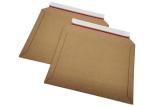Durable 600gsm Eco Friendly Rigid Mailers Kraft Stay Flat Mailers