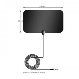 Wholesale Indoor Dvb T2 For Smart Hdtv Digital TV Antenna Adhersive Mount 50 Ohm Input Impendence from china suppliers