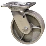 Grey Iron Casting Swivel Caster Wheels Heavy Duty / Semi Steel Cast Iron Caster