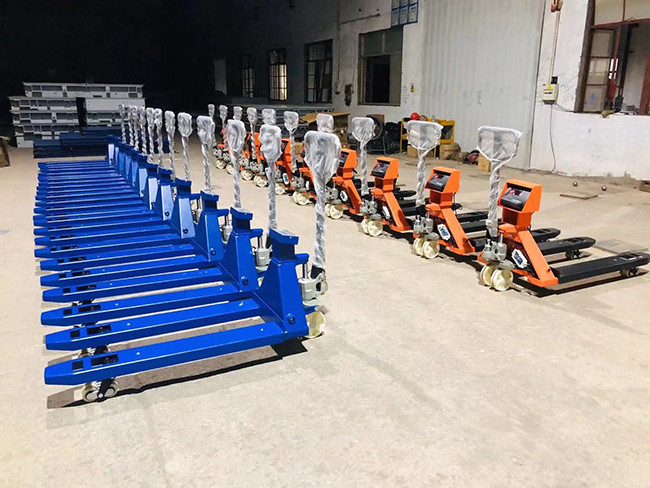 2 Ton Carbon Steel Manual Forklift Scale for Warehouse