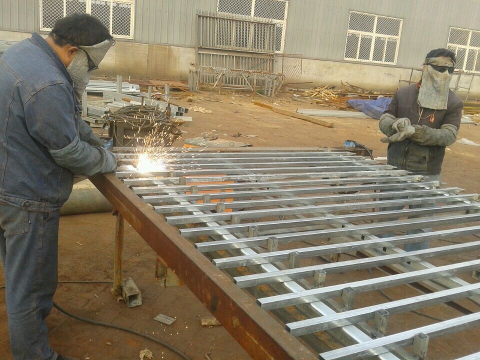 Garrison Steel Iron Fence Tubular Panels 2.1M H x 2.4M W Black