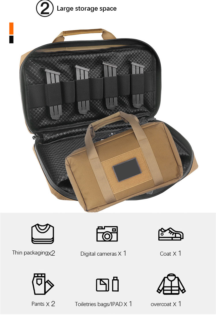 Customizable Pattern Travel Bag Hunting Shooting Magazine Carry Pouch Range Bag