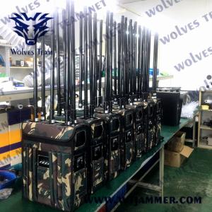 Wholesale 120 Watts Backpack Signal Jammer Anti Terrorism CDMA Camouflage 894MHz from china suppliers