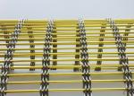 Decorative Partition 7mm Stainless Steel Architectural Mesh Gold Color Metal