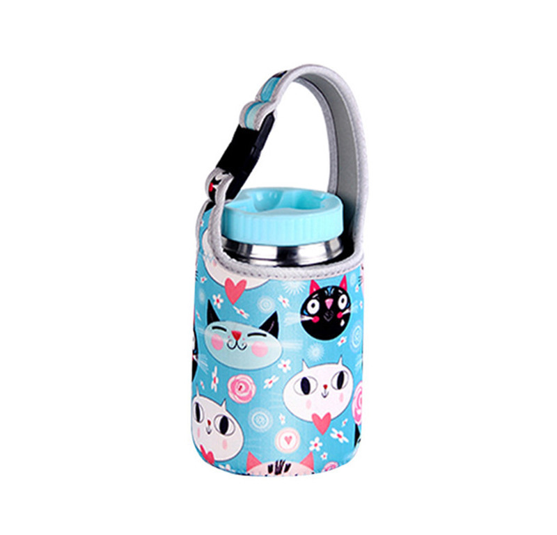 Multi Color L10*H22cm Neoprene Water Bottle Sleeve